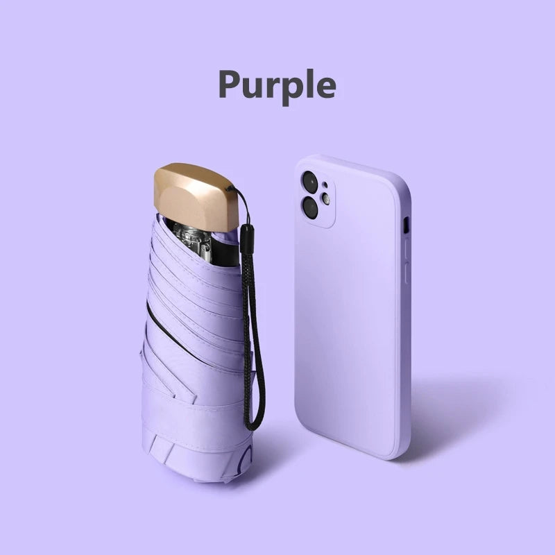 Mini UV Folding Umbrella